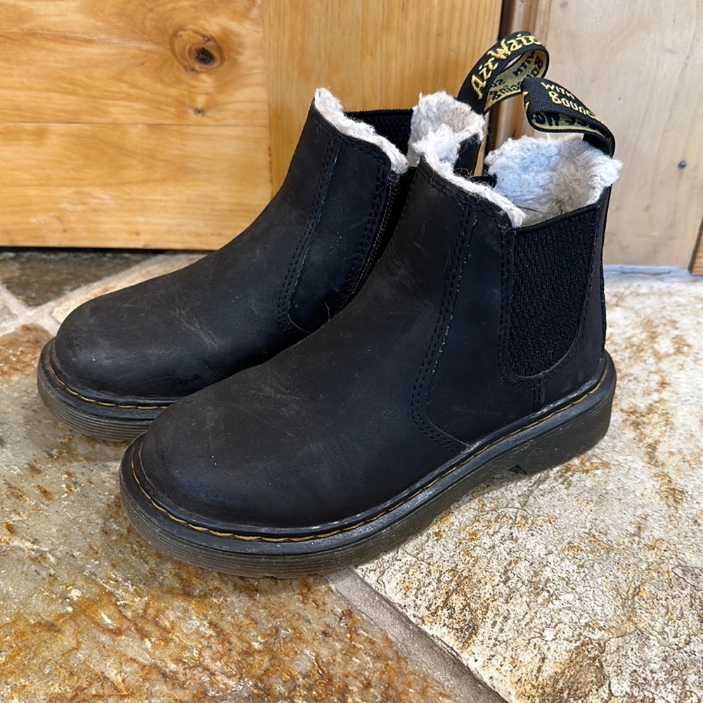 Girls doc martins. Used but still has years left in them! Size 12